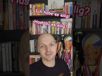 Ich habe es eilig! немецкие слова и устойчивые выражения. #deutsch #w&ouml;rter