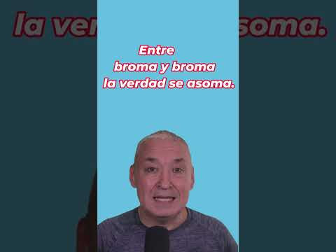 Испанский язык. Поговорка "Entre broma y broma la verdad se asoma."#Shorts#испанскийязык