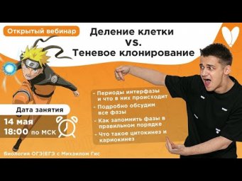 Деление клетки vs теневое клонирование | Биология ОГЭ ЕГЭ с Михаилом Гис