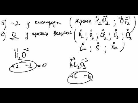 Химия, 8 класс, степень окисления