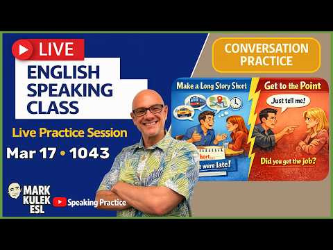 How To Start a Conversation with Mark Kulek ESL (Live Stream Class - 1043)