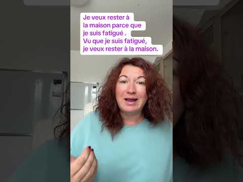 Vu que = parce que #французский #французскийпополочкам #урокифранцузского #учитьфранцузский Vu que = parce que #французский #французскийпополочкам #урокифранцузского #учитьфранцузский