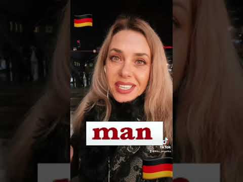 man в немецком языке- неопределенно- личное местоимение. Немецкая грамматика А1