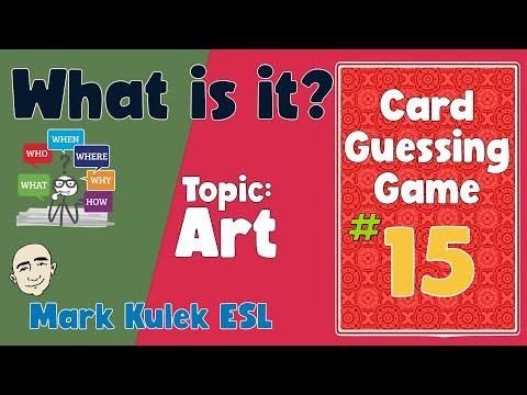 What is it? (art supplies) | English Class - Mark Kulek ESL