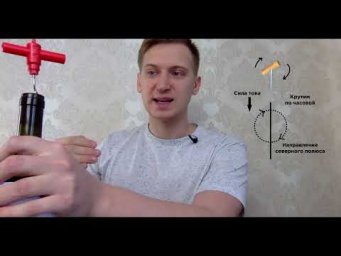 Правило буравчика на бутылке вина