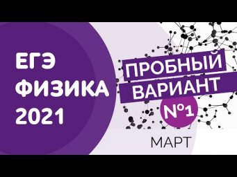 Физика пробный вариант (март)