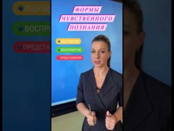 Формы чувственного #познания #егэ #огэ #репетитор