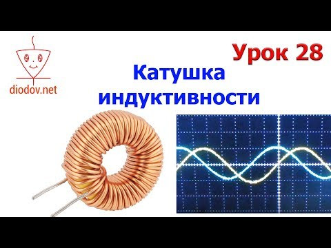 Урок 28.  КАТУШКА ИНДУКТИВНОСТИ в цепи переменного тока