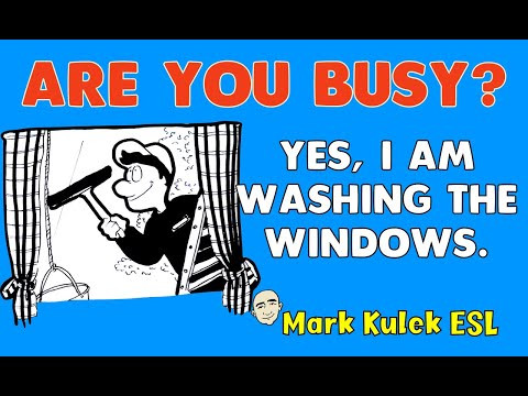 Are You Busy (ongoing activities) | English speaking practice - Mark Kulek ESL Are You Busy (ongoing activities) | English speaking practice - Mark Kulek ESL
