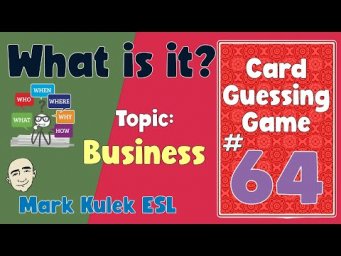 What is it? (business) | Fluency Practice - Mark Kulek ESL