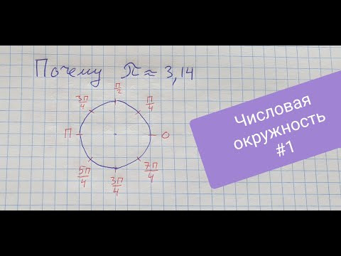Числовая окружность #1. Алгебра 10 класс. Числовая окружность #1. Алгебра 10 класс.