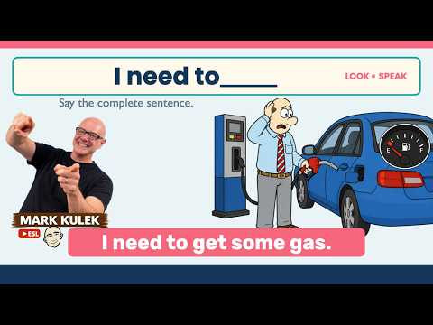 I Need To ... / Picture Substitution with Mark Kulek ESL (problems)