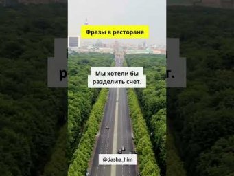 Фразы для общения в ресторане на немецком языке  #разговорныйнемецкий #немецкийснуля  #немецкиеслова