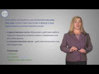 Русский язык Понятие о спряжении глагола