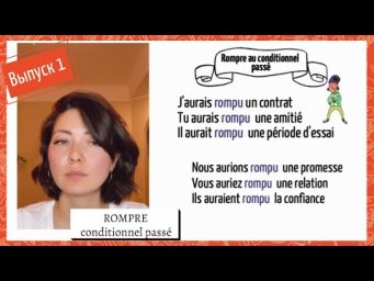 Спряжение в conditionnel pass&eacute; №1: rompre
