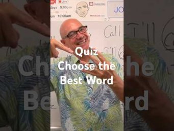 Quiz &rarr; Choose the Best Word (bike) | #MarkKulekESL #Vocabulary
