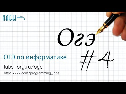 ОГЭ по информатике 4 задание видео, объяснение и разбор; файловая система, адреса в интернете