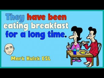 For a Long Time (people & actions) | English speaking practice - Mark Kulek ESL