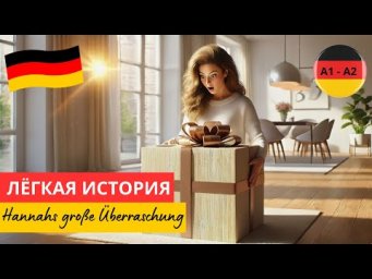 СМОЖЕШЬ ПОНЯТЬ НЕМЕЦКИЙ ПО ЛЁГКОЙ ИСТОРИИ ДЛЯ НАЧИНАЮЩИХ? БОЛЬШОЙ СЮРПРИЗ ХАННЫ. МНОГО ПОЛЕЗНЫХ СЛОВ
