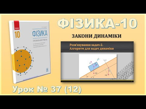 ФІЗИКА-10 | Урок 37 (12) | Алгоритм розв&rsquo;язування задач динаміки