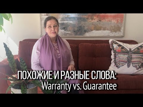 ▶️ Английские слова "guarantee" и "warranty": синонимы или нет? Примеры из телесериалов ▶️ Английские слова "guarantee" и "warranty": синонимы или нет? Примеры из телесериалов