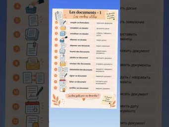 Полезные глаголы #французскийязык #урокифранцузского #французскийпополочкам #диалогинафранцузском