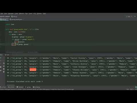 Решение задачи "Анализ группы людей" по теме "JSON в Python"