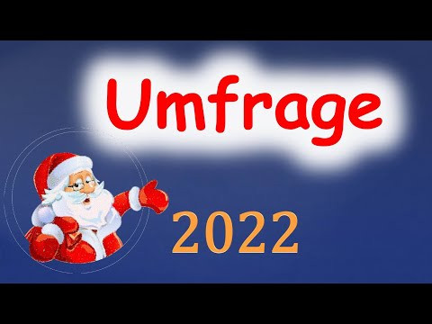 Guten Rutsch! Опрос: видео на какие темы вы хотели бы увидеть в 2022 году?