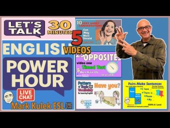 English Power Hour: 5 Video Lessons + Live Chat with Mark Kulek