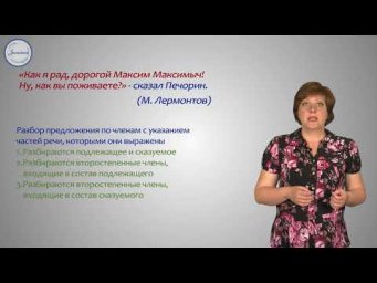 Русский язык 8 класс  Синтаксический и пунктуационный разборы предложений с чужой речью