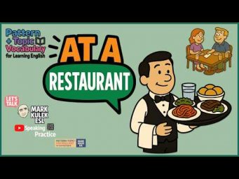 At a Restaurant (can I?) &rarr; Learn English with Mark Kulek ESL