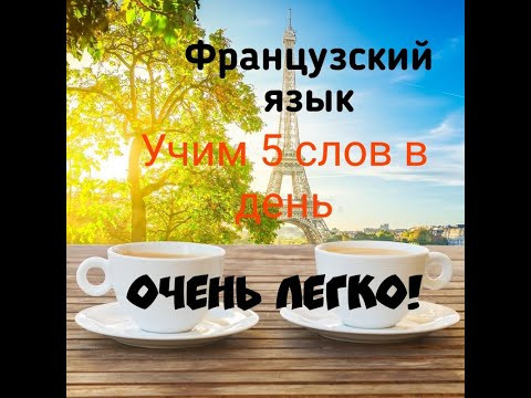 Французский язык для начинающих. Учим 5 слов в день!