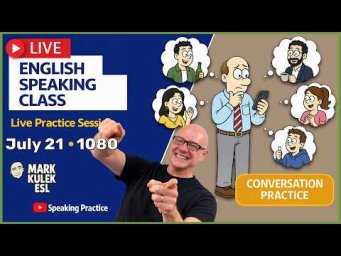 English Class with Mark Kulek ESL (Live Stream Class - 1080)