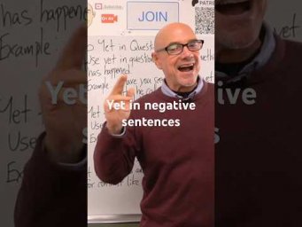 Yet in Negative Sentences | #MarkKulekESL #LearnEnglish