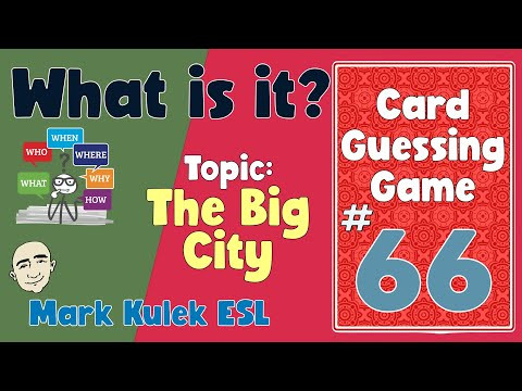 What is it? (the big city) | Fluency Practice - Mark Kulek ESL What is it? (the big city) | Fluency Practice - Mark Kulek ESL