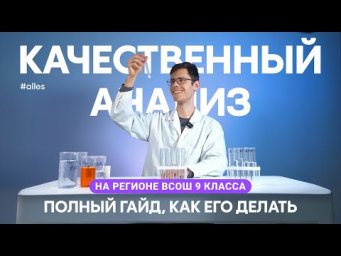 ПОЛНЫЙ ГАЙД НА КАЧЕСТВЕННЫЙ АНАЛИЗ для регионального этапа ВсОШ, 9 класс | Alles
