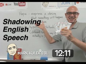 Hope & Wish - shadowing English speech | Mark Kulek - ESL
