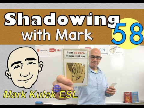 Body Idioms - shadowing with Mark (spoken English ) | Mark Kulek - ESL