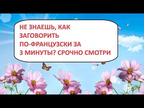 Французский язык всего за несколько секунд!!! Смотри как просто!