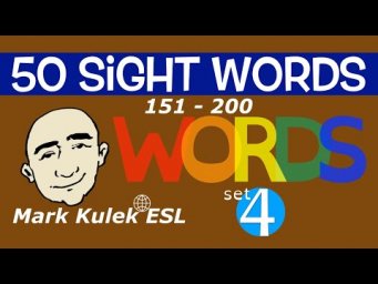 50 Sight Words - high frequency words (#4) | Mark Kulek - ESL
