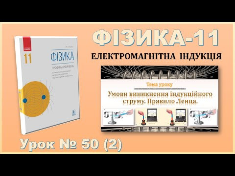 ФІЗИКА-11 | Урок 50 (2) | Індукційний струм. Правило Ленца.