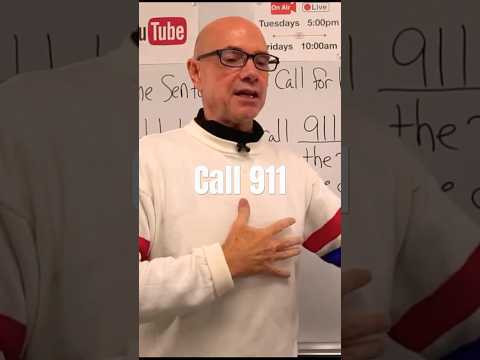 Call 911 - need help | #markkulekesl #phrases #speakenglish