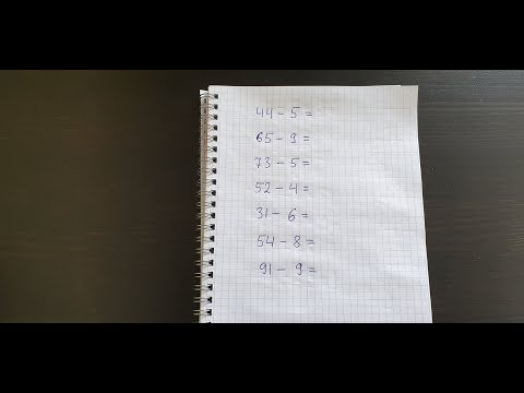 Разность двухзначных чисел в столбик, часть 13. Математика 2 класс.