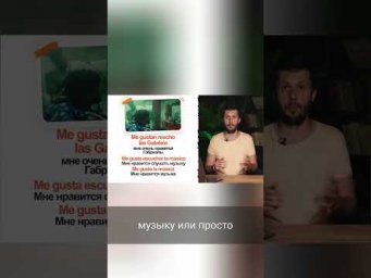 Глагол 'Gustar': Легко понять 'Мне нравится' по-испански #shorts