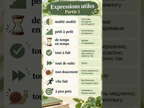 Французские словечки ЧАСТЬ 1 #французскийснуля #французскийонлайн #французскийпополочкам Французские словечки ЧАСТЬ 1 #французскийснуля #французскийонлайн #французскийпополочкам