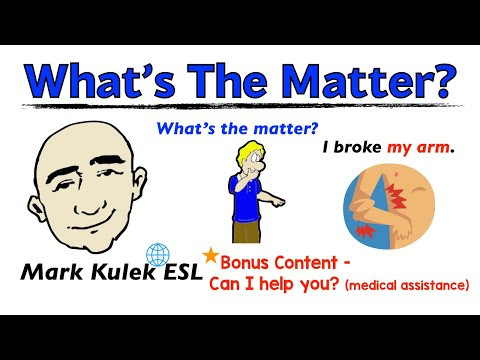 Injuries - what's the matter? + can I help you? (our body) | Mark Kulek - ESL