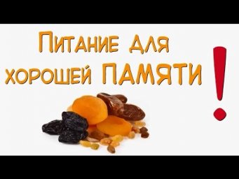 Питание для хорошей памяти!