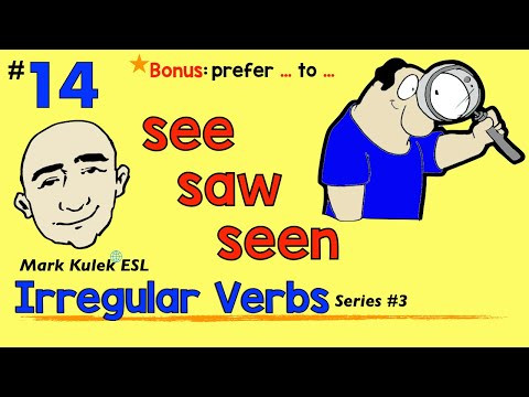 Irregular Verbs - base, past, past participle (#3) | Mark Kulek - ESL