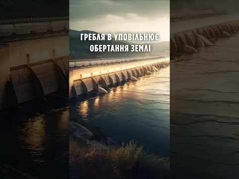 Величезна гребля в Китаї&hellip; уповільнює обертання Землі!