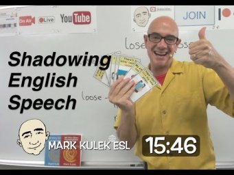 Lose & Loose - shadowing English speech | Mark Kulek - ESL